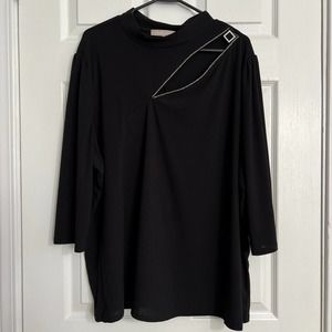 Chloe & Jasmine Women Plus 3/4 Sleeve Top 3X